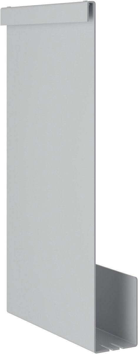KEUCO Doucheplank van aluminium, wit, met afneembare mand, handdoekhaak en afvoergleuven, 32 x 60 x 12 cm, om op te hangen in de douche