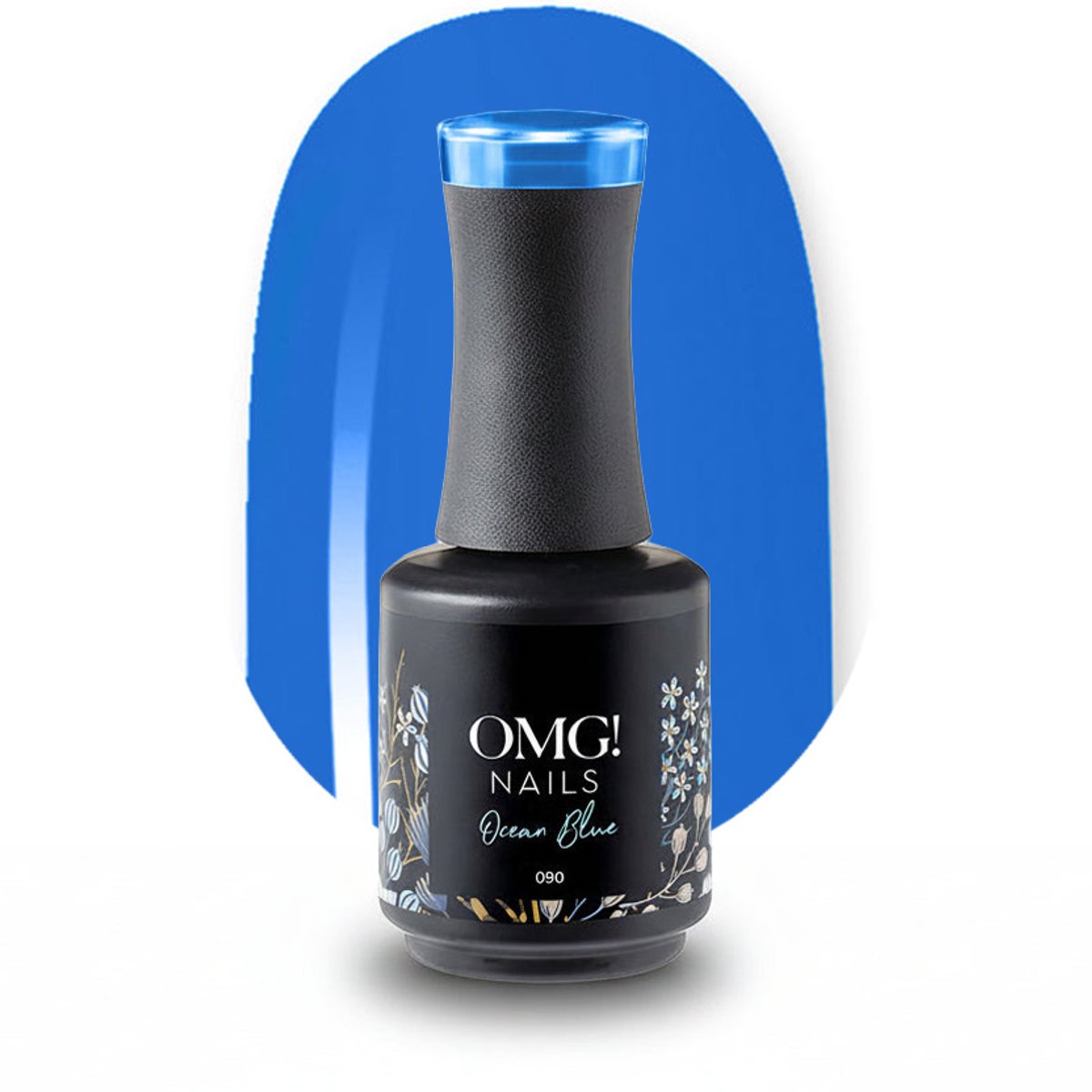 Limea OMG Gellak 090 Ocean Blue 15ml - Gel nagellak - Blauw Gel lak - OMG nails