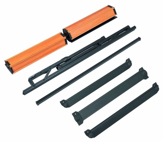 Travellife Nadar Campingtafel 110 x 70 cm - Roll-up tafelblad met houtlook - Lichtgewicht - Inclusief draagtas van Merkloos — afbeelding 2
