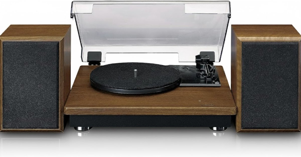 VLSelect®Platenspeler Met Speakers - Retro Platenspeler - Ingebouwd - Bluetooth