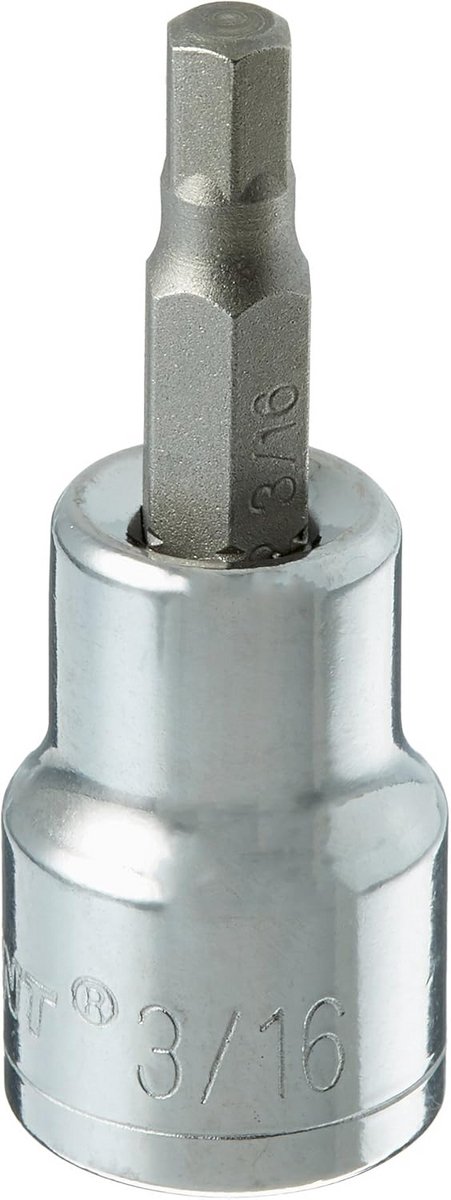 3/8" Aandrijving Inbus Bit-Opzetstuk 3/16" voor Moeren en Bouten