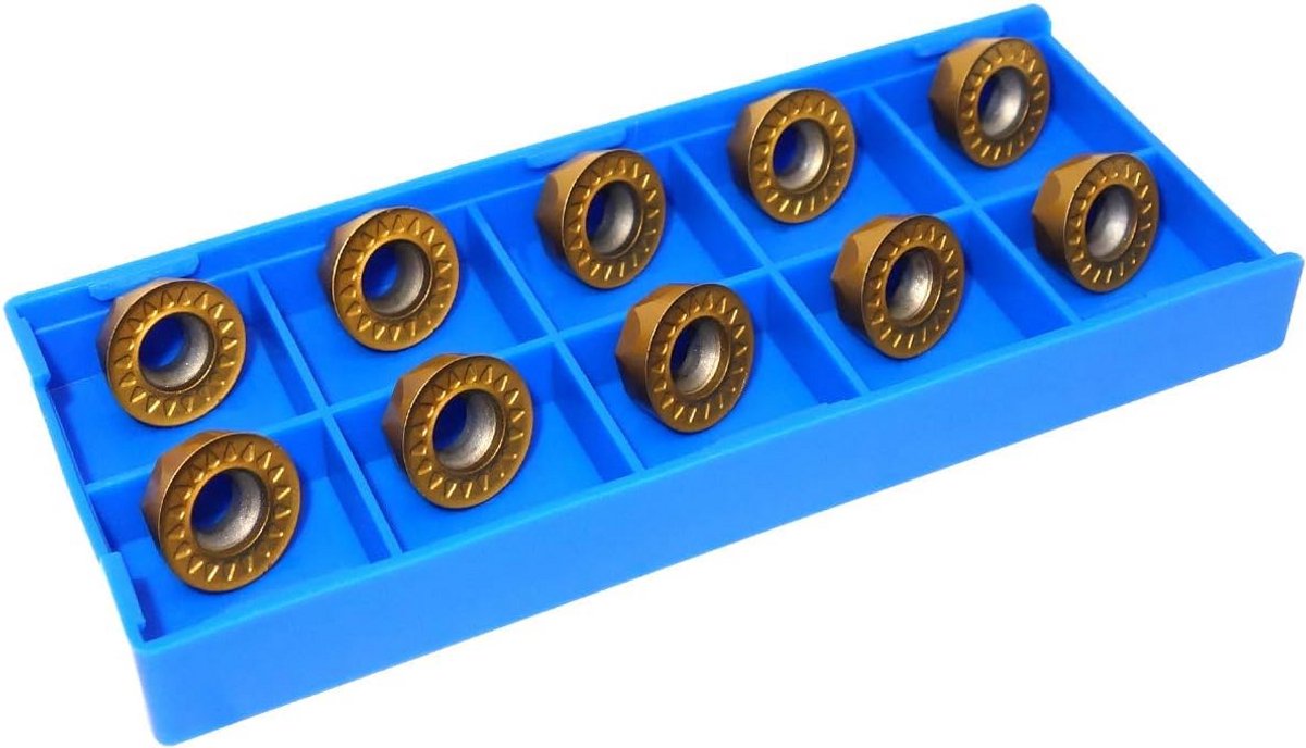 10 Stuks Hardmetalen Wisselplaten voor Freeskop
