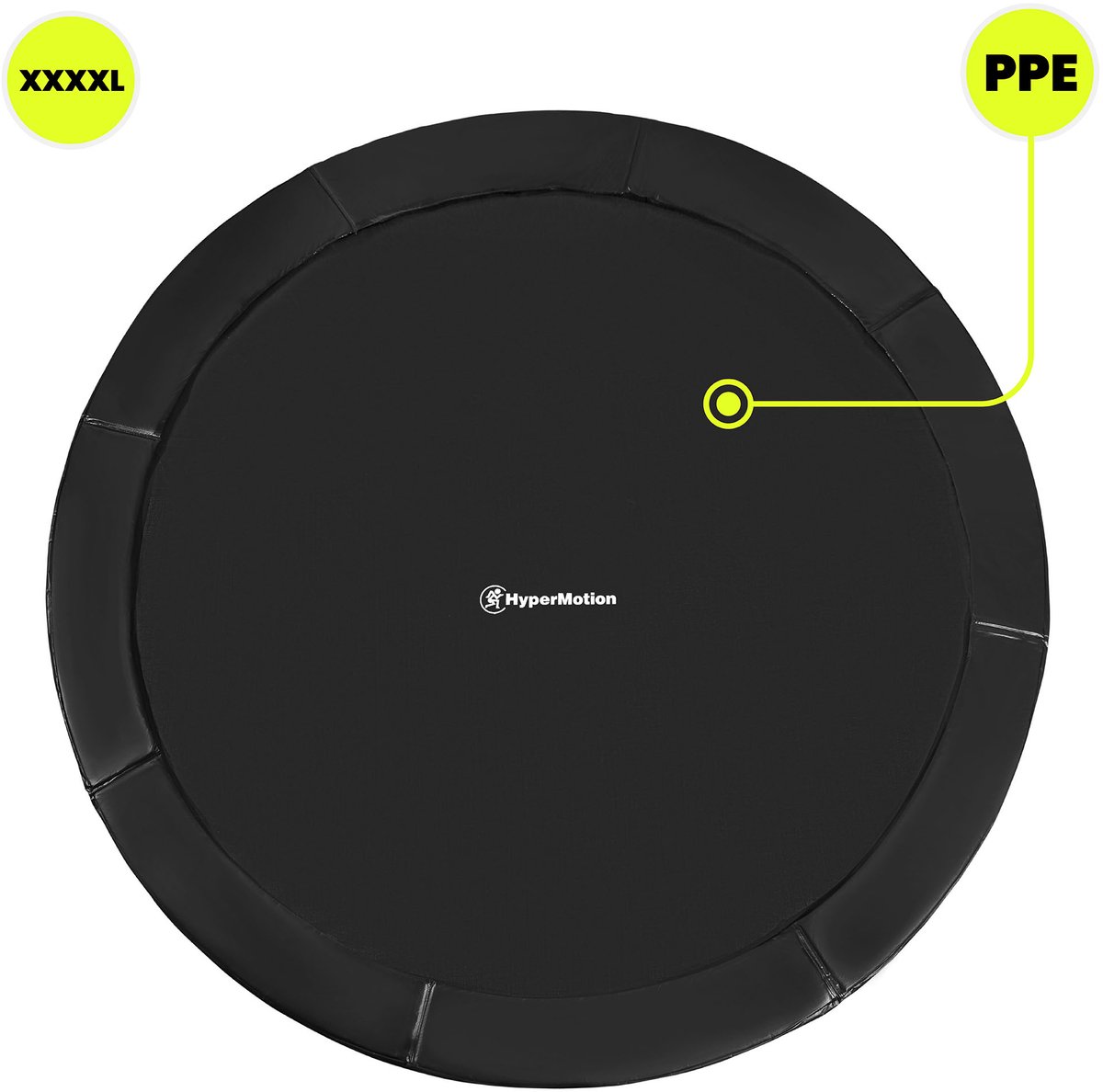HyperMotion Kindertuintrampoline 3+, trampoline met ladder en binnennet voor huis en tuin, kinderspeelplaats, kindertrampoline, dubbele poten, 487 cm, 16 ft — afbeelding 2