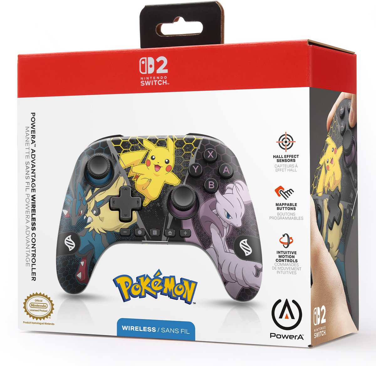 PowerA Draadloze Controller - Nintendo Switch - Pokemon Mega Evolutie – foto 7