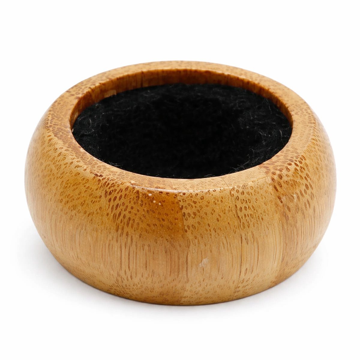 Boeste® Bamboe Wijnring met Zwart Flocking – Duurzaam & Stijlvol Design