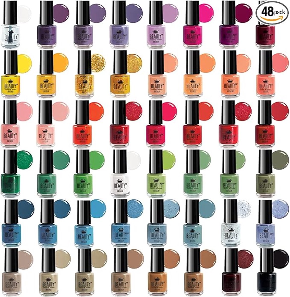 De Color Nagellak Set – Complete Collectie van 48 Kleuren