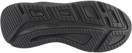 Zwarte schoenzool met S-logo en 'Natural Rocker Technology' tekst.
