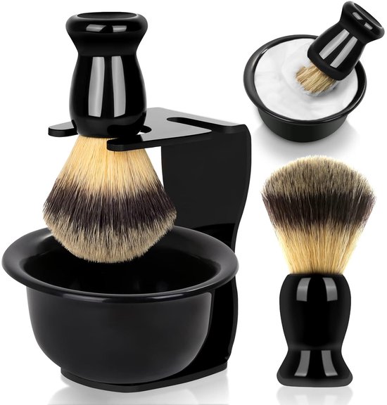3-in-1 Mannen Scheerkwast Set