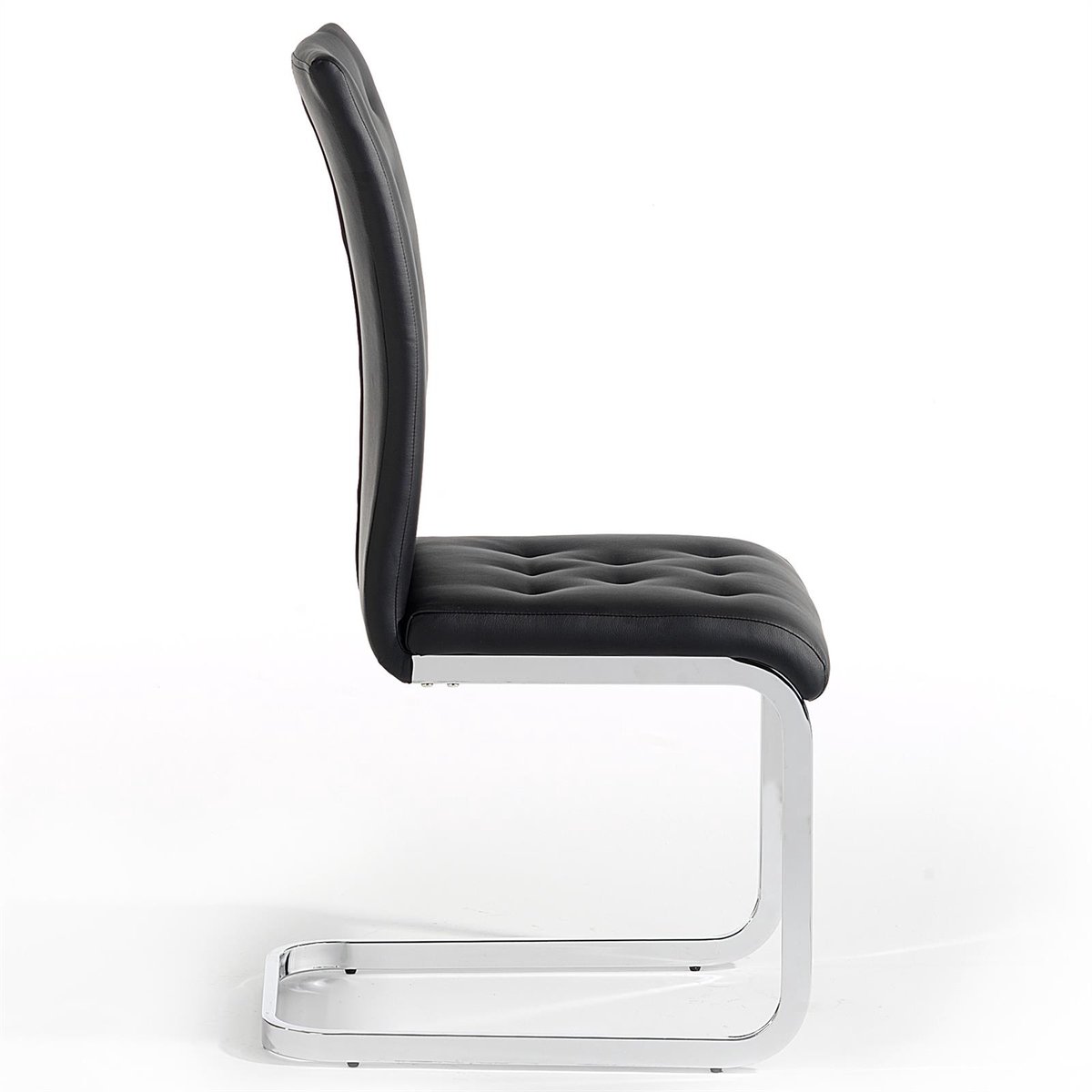 IDIMEX Schommelstoelen CHLOE, set van 4 - Zwart