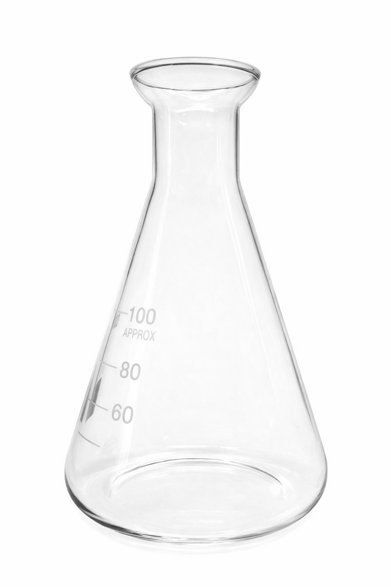 Erlenmeyer 100 ml gegradueerd hittebestendig