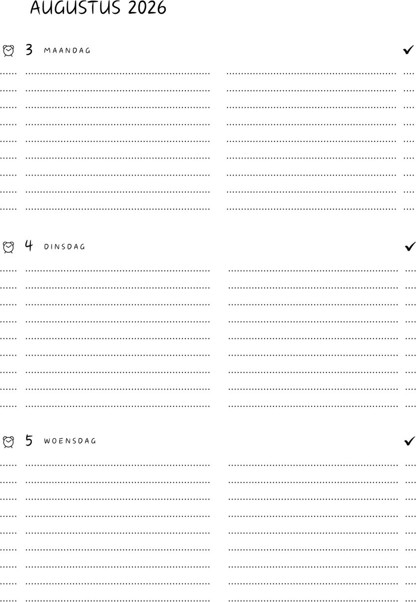 Agenda schooljaar 2026/2027 - schoolagenda Pluimpjes - met gratis goodies - A5 formaat - Liefs op papier — cadeau in Kalenders & Planners - foto 3