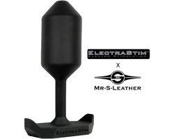 ElectraStim - Electrosex - Mr. S Leather Electro Buttplug - Zwart
