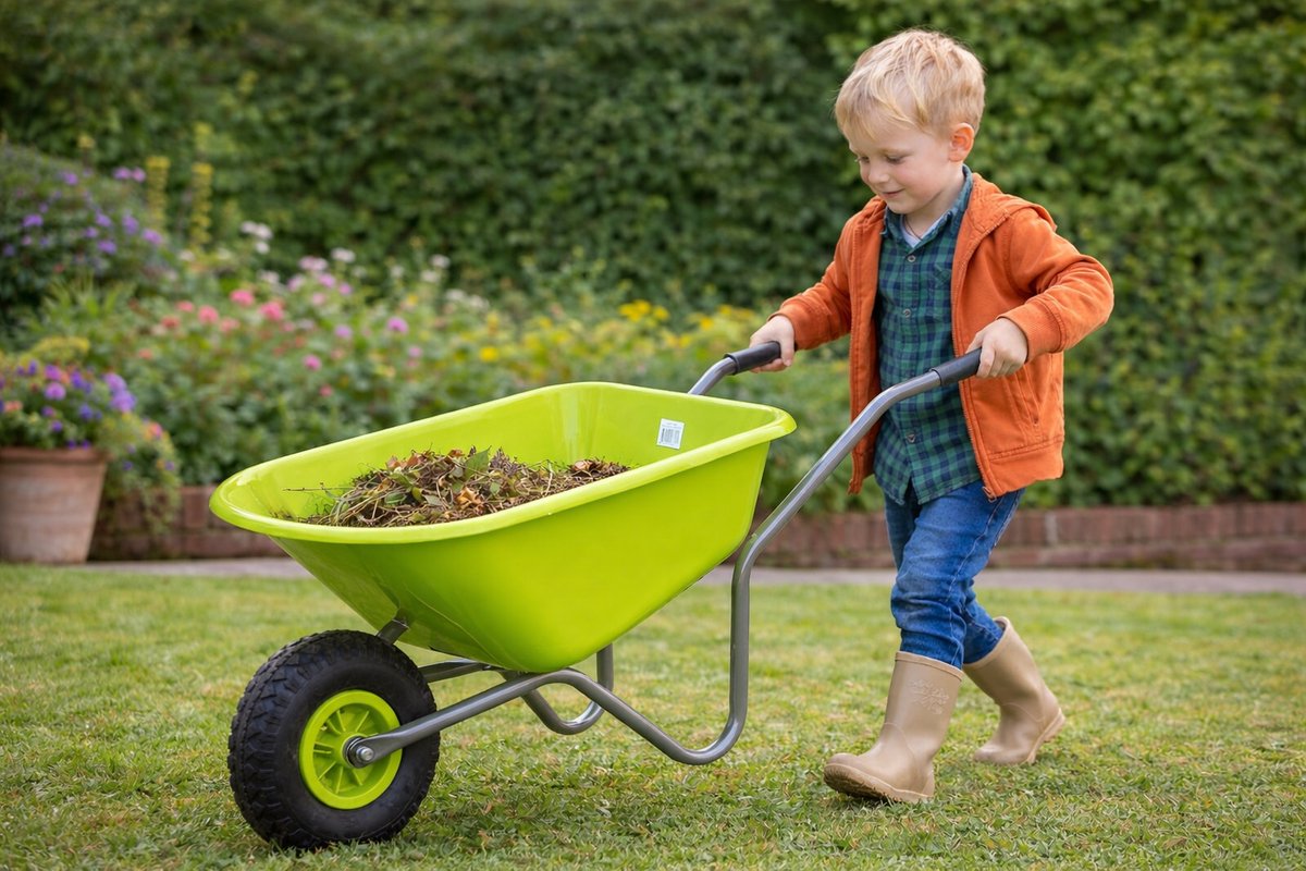 Talen Tools - Kinderkruiwagen met antilek band – Kruiwagen - Hoogwaardige kwaliteit - Kinderspeelgoed - — afbeelding 2