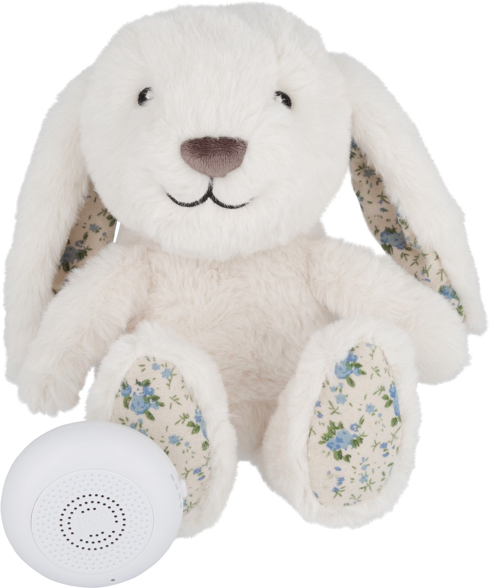 Flow Amsterdam - Oplaadbare hartslagknuffel met white noise - Milo Limited edition - Bloemen print