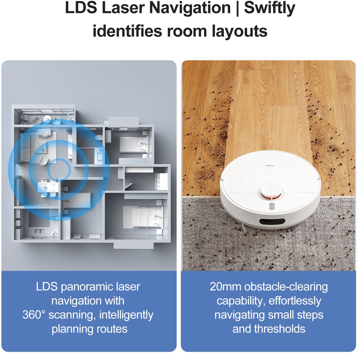 Xiaomi S40C Robotstofzuiger met Dweilfunctie - afbeelding 3