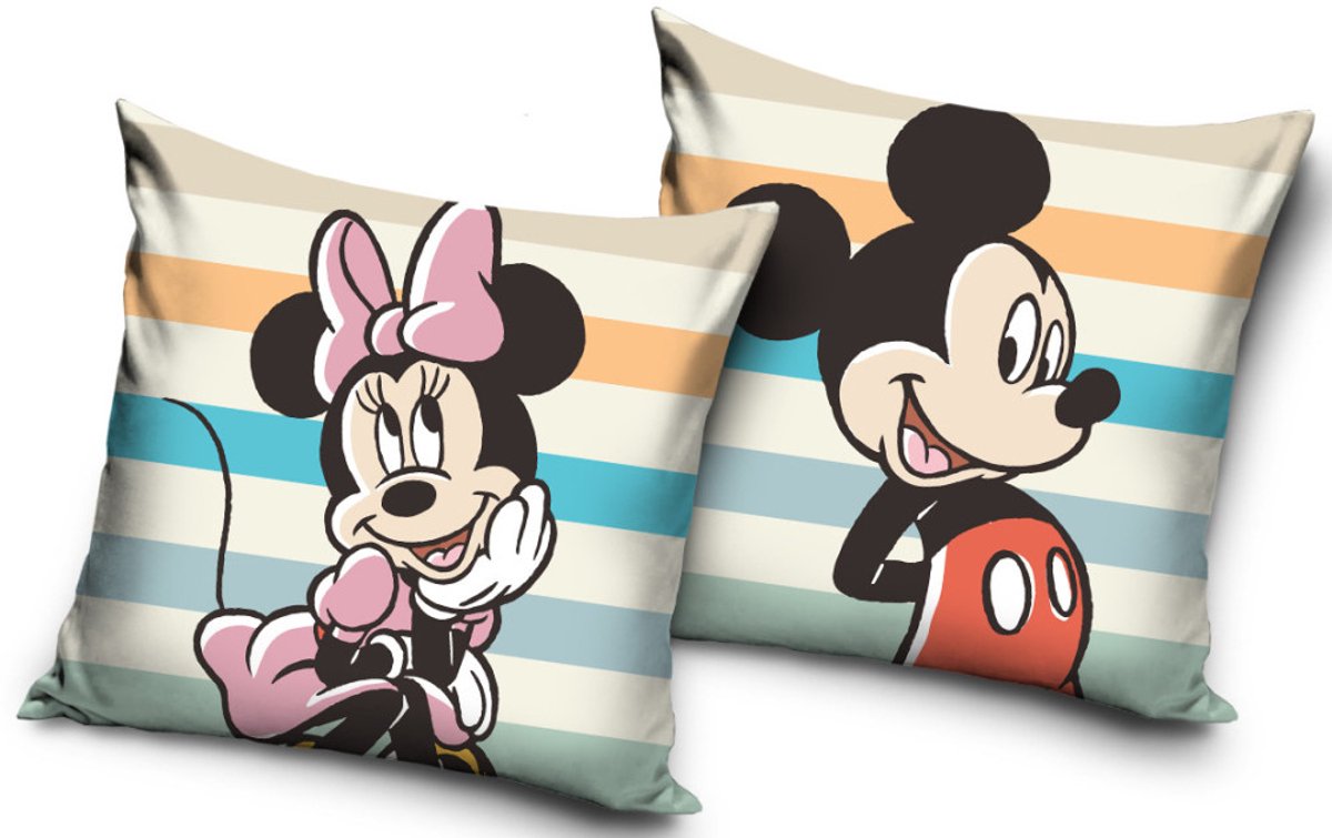 Disney Minnie & Mickey Sierkussen – Decoratief Kussen – 40 x 40 cm