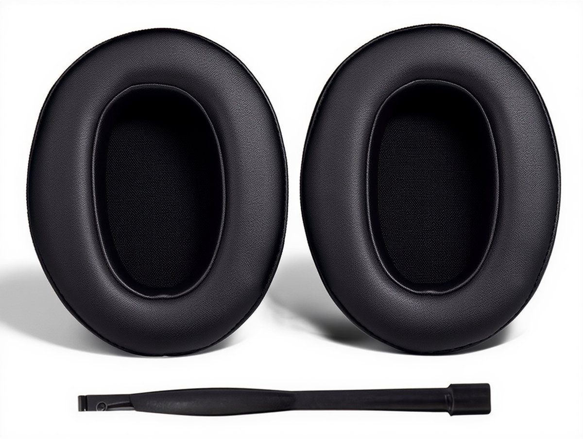 Set Oorkussens voor Sony Koptelefoon – XB900N Oorkussen – XB900N/WH-CH710N/WH-CH720N/WH-RF400/MDR-RF895RK - Proteïneleer met Traagschuim