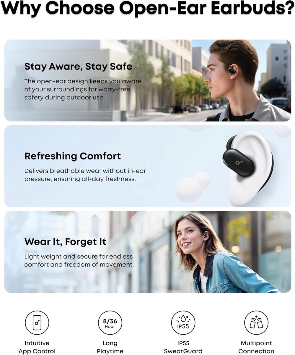 soundcore V20i open-ear koptelefoon by Anker thumbnail 4