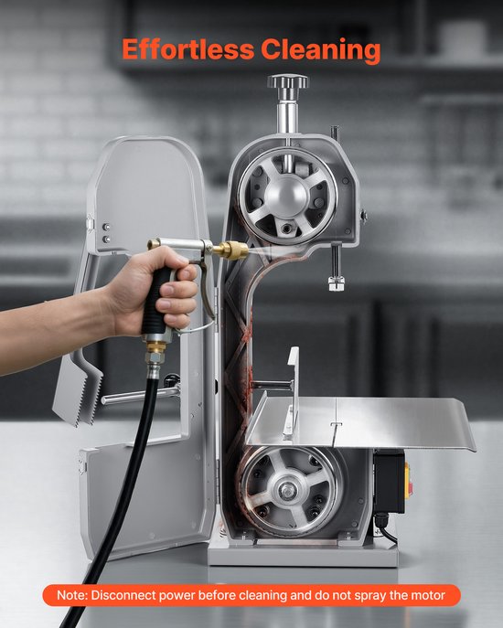 VEVOR Vleesbandzaag Botzaag 650W Botsnijmachine Tafelapparaat van Vevor — afbeelding 4