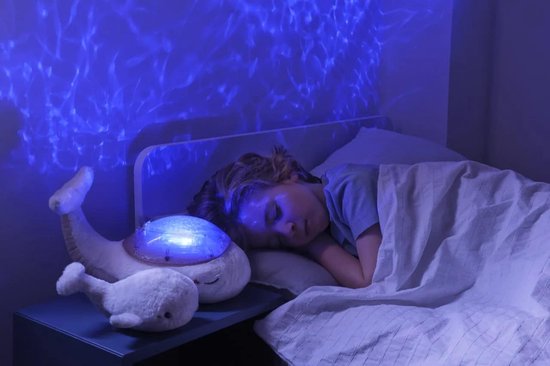 Cloud B Tranquil Whale Familie Wit Walvis Muzikale Babyprojector van Cloud-B — afbeelding 4