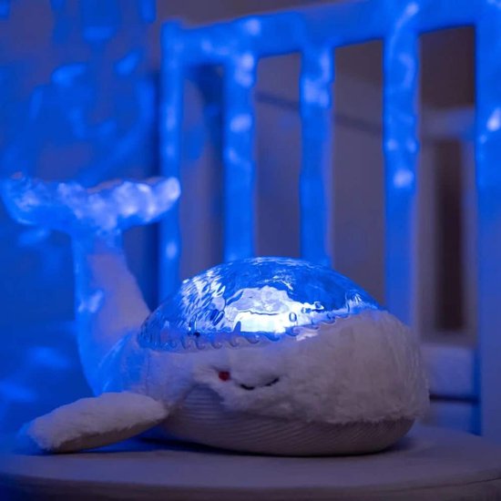Cloud B Tranquil Whale Wit Walvis Muzikale Babyprojector Oplaadbaar van Merkloos — afbeelding 4