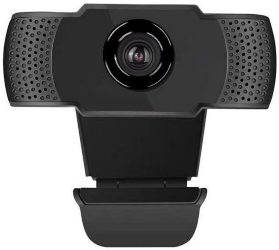 GELLDG Camera - Webcam - Webcam voor PC en Laptop - met Ruisvrije Microfoon - 1080P Zwart HD Pro - Camera met Microfoon - Windows en Mac - 1080P - Plug and Play - USB 2.0 - Automat