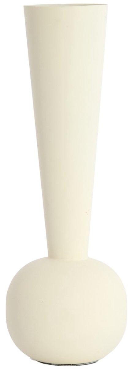 Light & Living Vaas deco Ø13x36 cm TODI mat crème wit