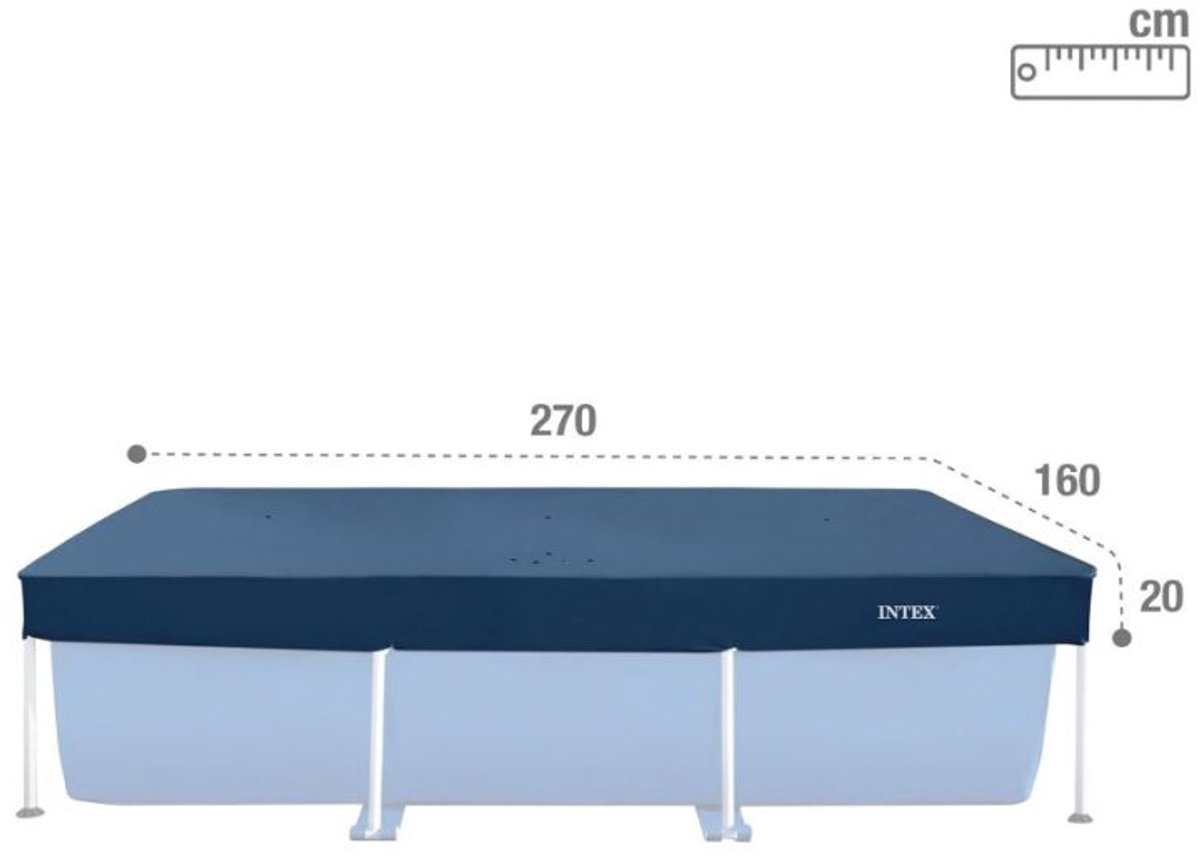 Intex Zwembad Afdekzeil - Rechthoekig 260 x 160 cm — afbeelding 10