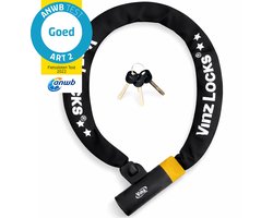 VINZ Salado ART 2 Fietsslot - Kettingslot Fiets, Ebike & Fatbike - ART 2 Slot - ANWB test: Goed - 90 cm