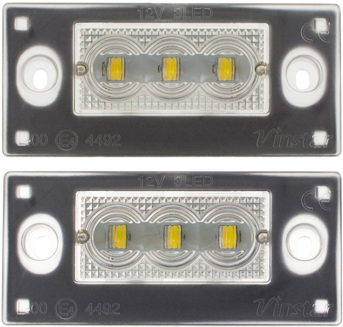 Modecar - LED Kentekenverlichting - Audi A3/A4 - 3 SMD Leds - 2 Stuks