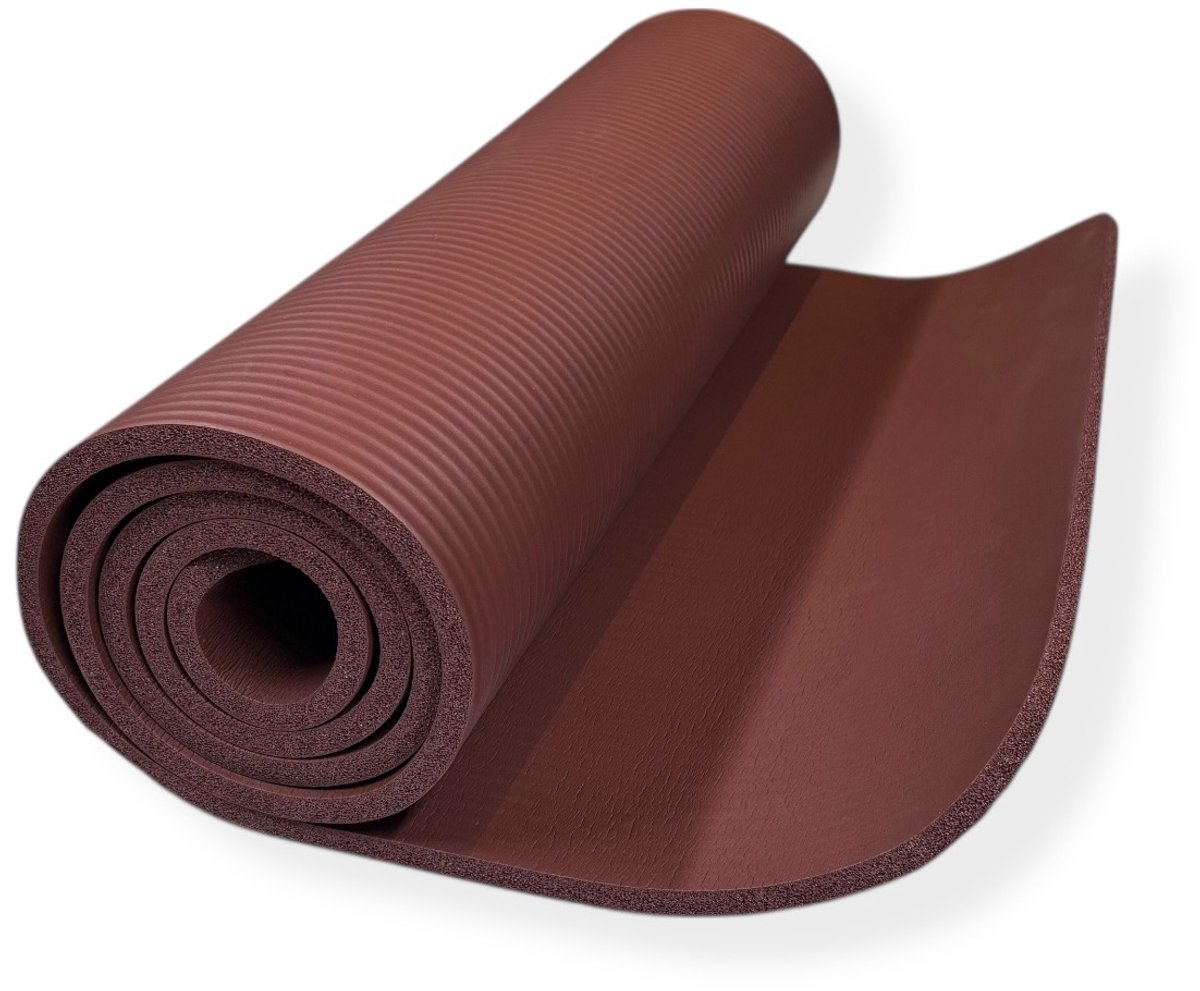 Padisport Yoga Mat Dik Bordeaux - Fitness Mat Extra Dik - Yoga Mat Extra Dik - Pilates Mat - Dikke Yogamat - Yoga Mat Anti Slip - Yoga Matje - Yoga Mat Dik - Sport Mat - Sport Matje Fitness