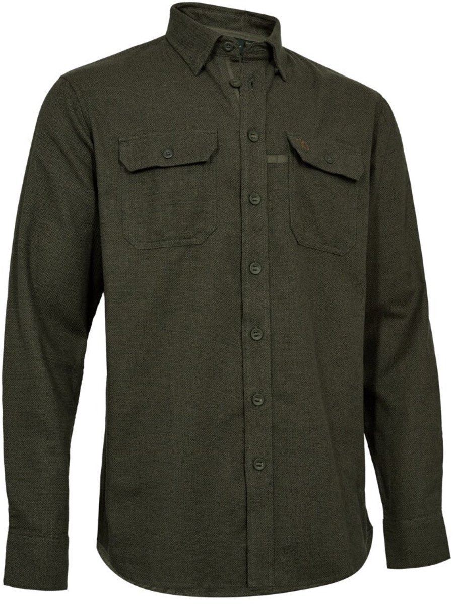 Deerhunter Langford Shirt Langford katoenen Hemd Outdoorhemd Skandinavisch Hemd Cypress
