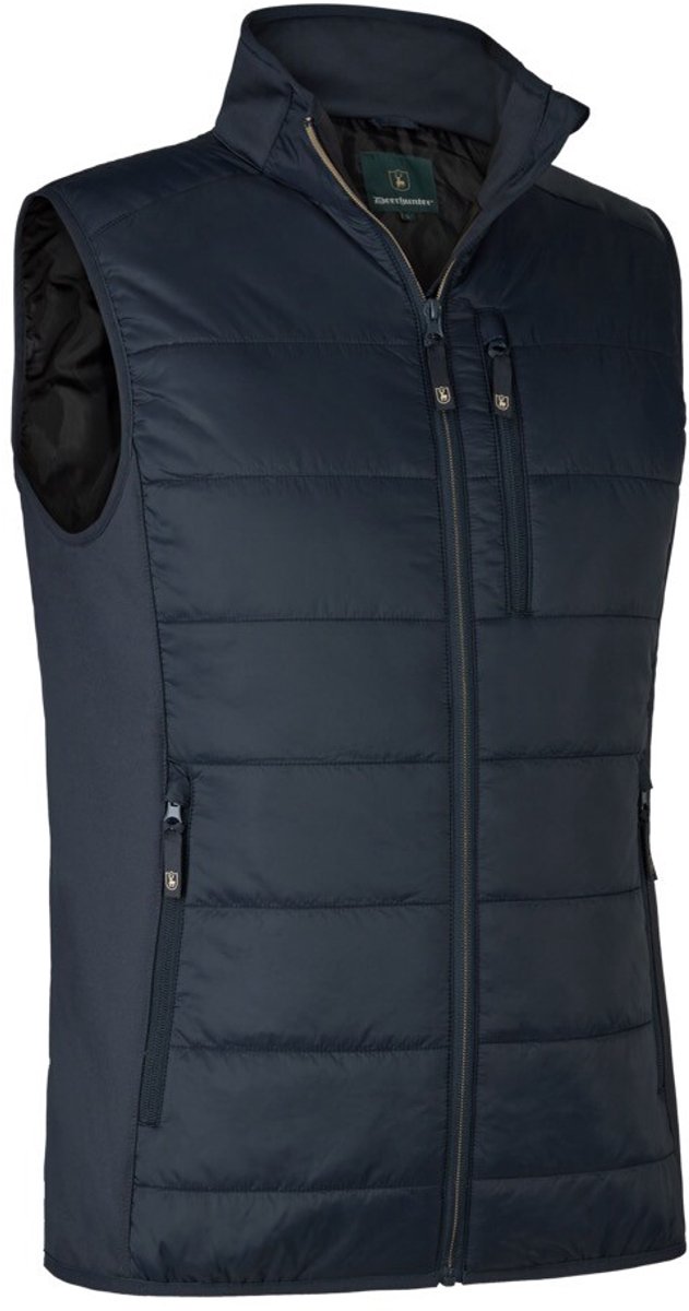 4791 Deerhunter Heat Padded Waistcoat Dark -Warmte vest gewatteerde electrische bodywarmer Cypress