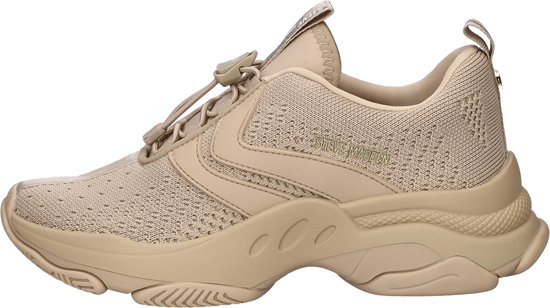 Steve Madden Boomer-F- Beige Damessneakers - Van Arendonk.nl
