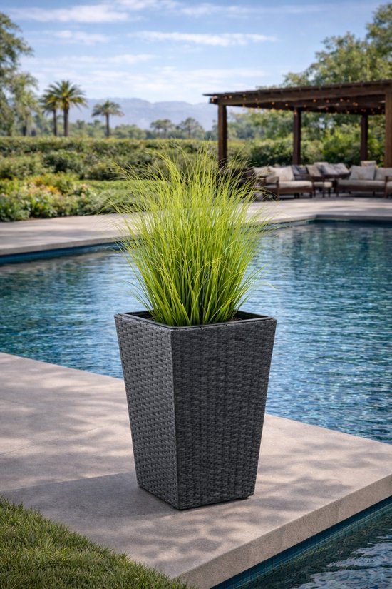 PALATINO Plantenbak Lotte Cortenstaal antraciet 150x40x50 cm kopen
