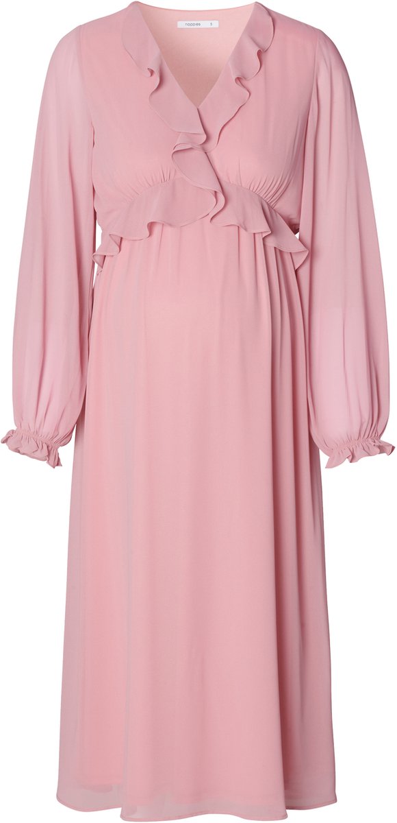 Noppies Jurk Dress LS midi Zwangerschap - Maat XXLarge