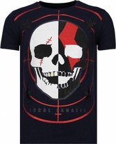 God Of War - Rhinestone T-shirt - Navy