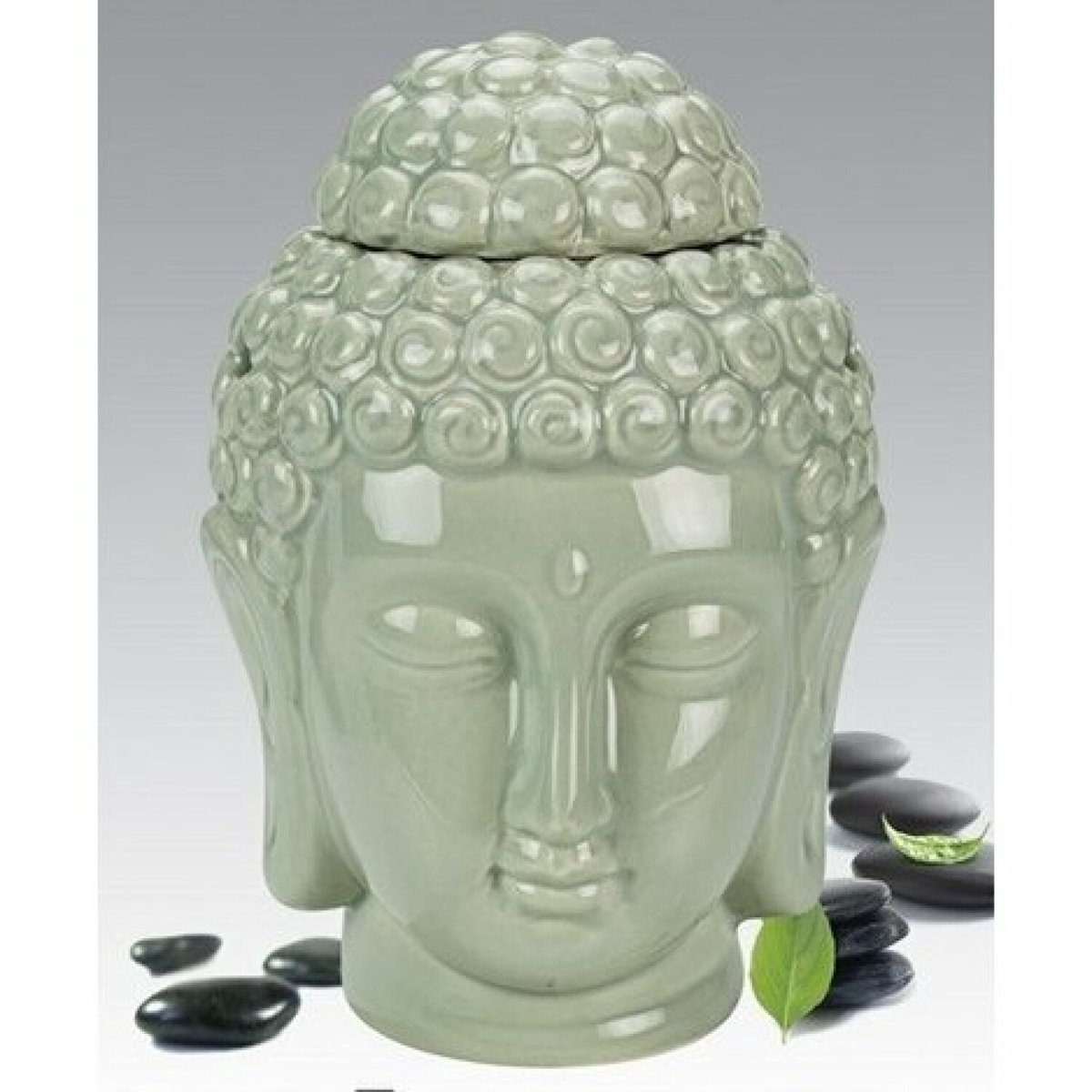 Wax Brander Buddha Big Head green