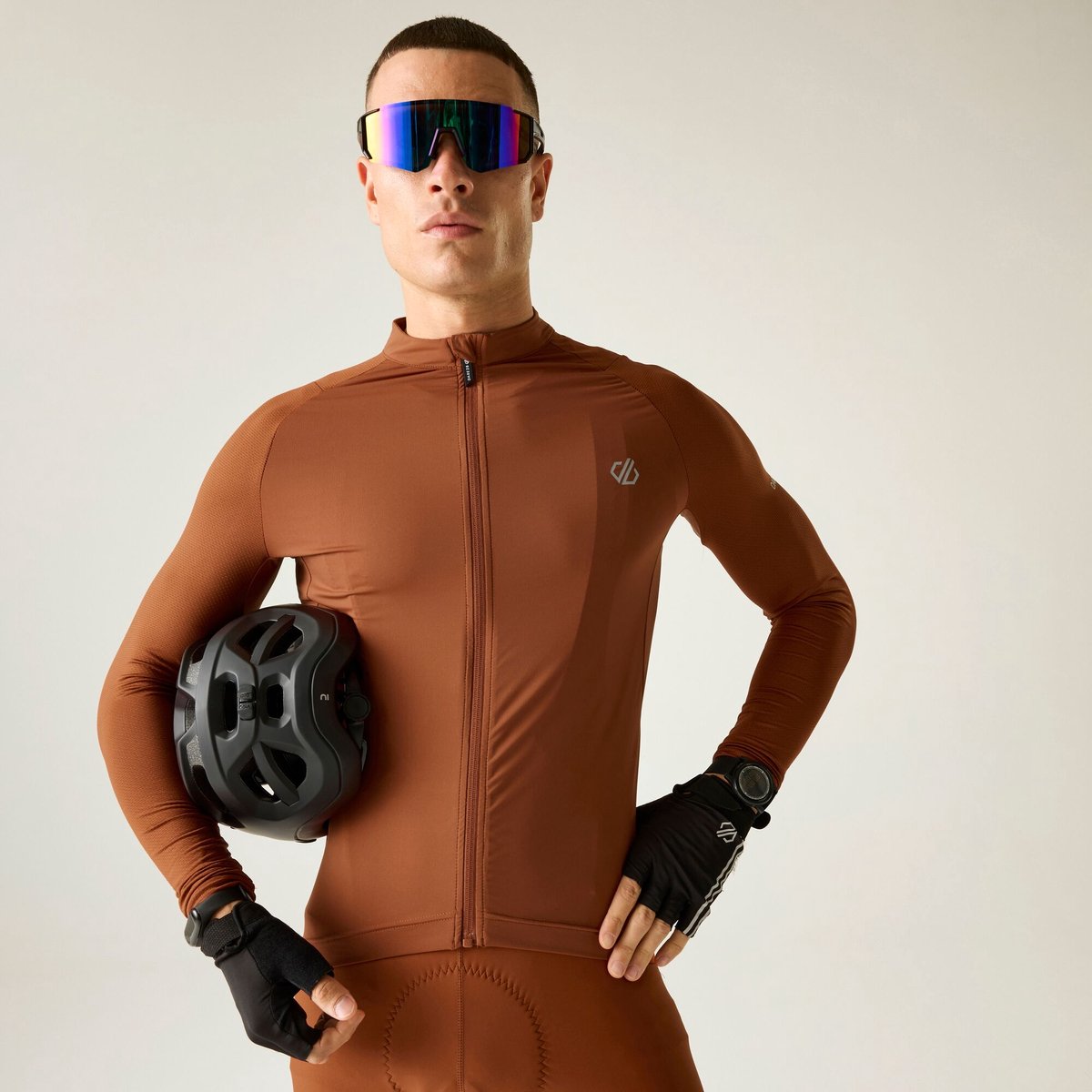 Dare2B Heren Lightning Fietsjersey met lange mouwen