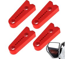 4 stuks - Auto Deurslot Beschermer - Elastische schokabsorberende hoes - veilige pasvorm - flexibel antislip materiaal - Geschikt voor auto's vrachtwagens, campers en gezinsreizen - voertuig bescherming
