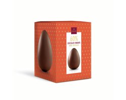 Domori -Mini Paasei Pure Chocolade 60% – Anthology Collection met Verrassing – Luxe Italiaanse Paaschocolade – 70g