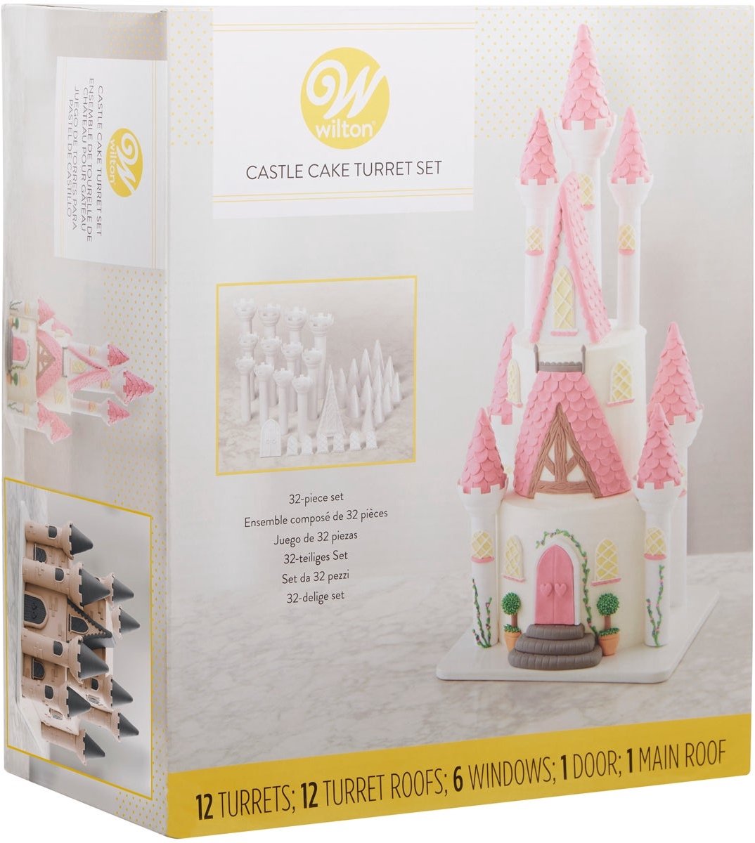 Wilton Taartdecoratie Set - Romantisch Kasteel - 32-Delig