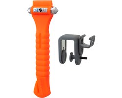 Lifehammer Veiligheidshamer - Safety Hammer Original glow in the dark - Noodhamer - Oranje