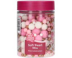 FunCakes Soft Pearls - Mix Pink Celebration - 80g