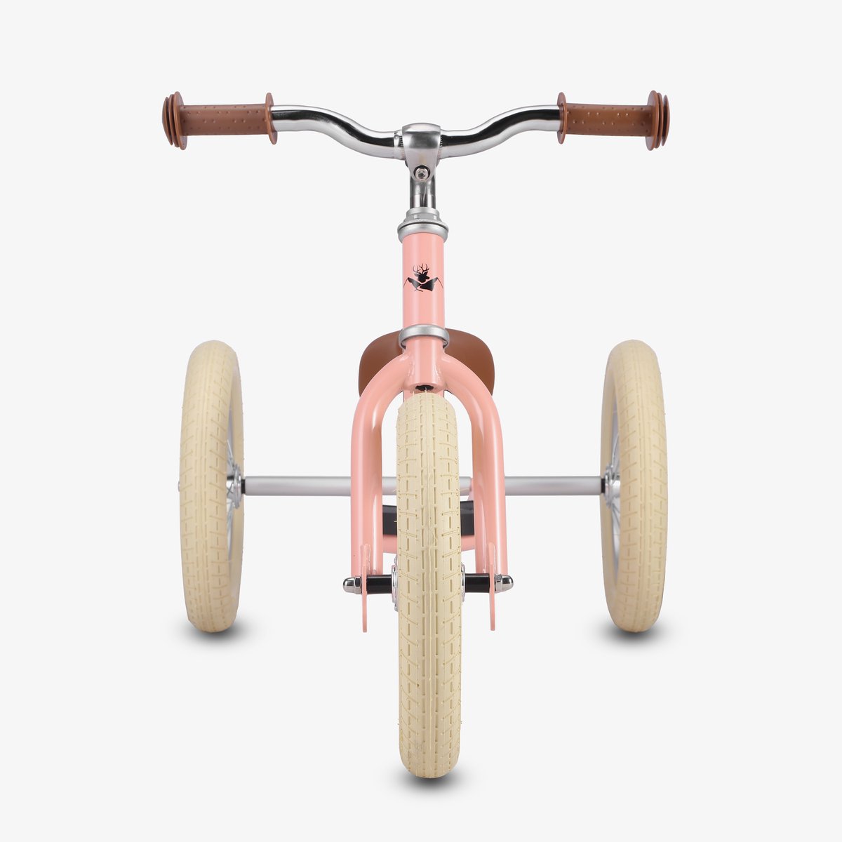 Køvapää Trike - 2 in 1 Loopfiets - 1.5 t/m 4 jaar - Met Naamsticker - 12 inch – Loopfiets - Roze — afbeelding 9