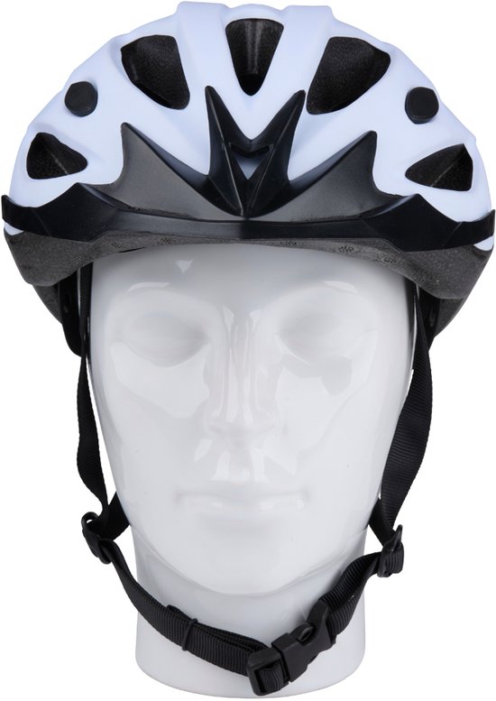 Dunlop Fietshelm Ø55–58 cm – Fietshelm Volwassenen met Verstelbare Kinband – Fiets Helm Lichtgewicht met Ventilatie – Helm voor Fiets in Medium Maat