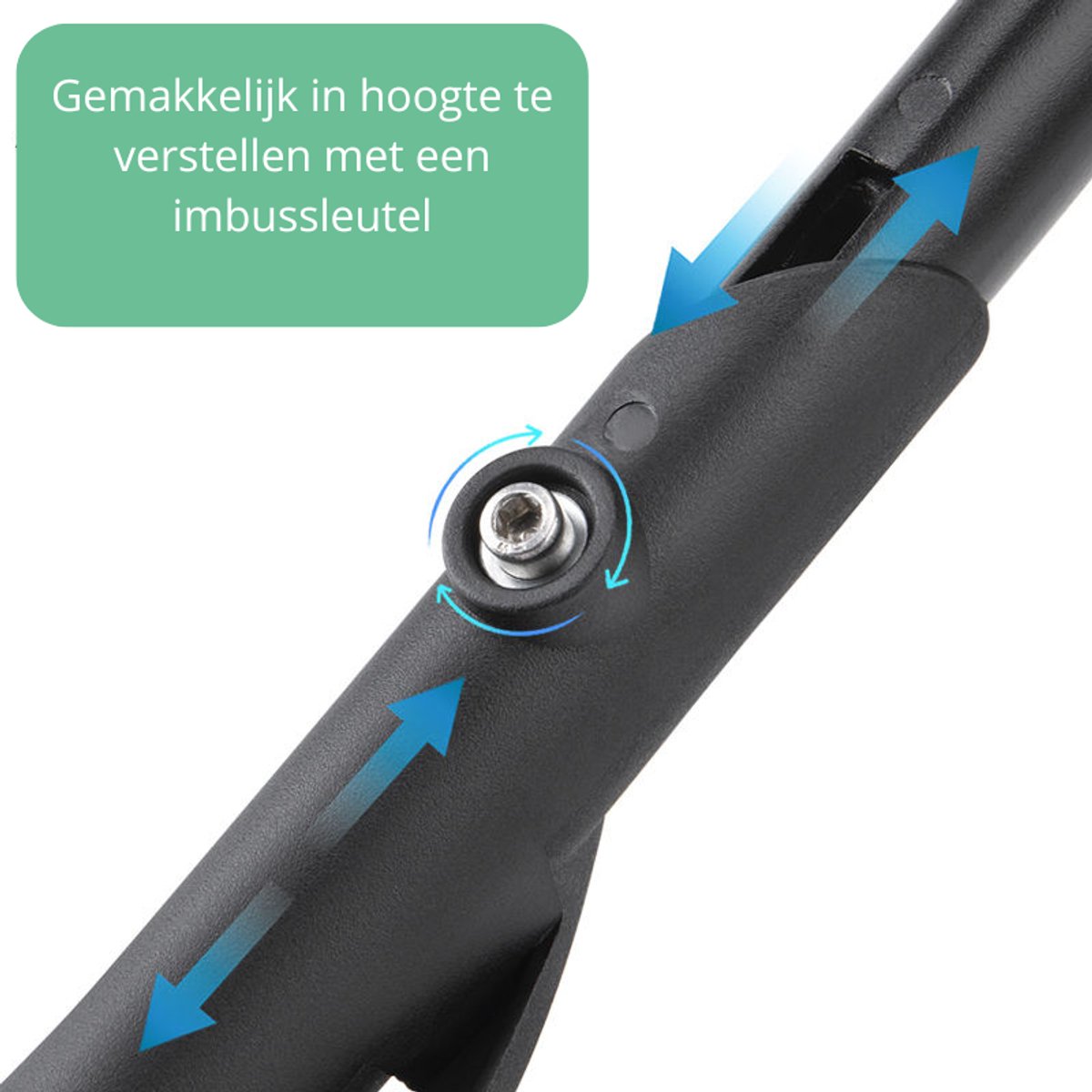 Velotac Fietsstandaard - Standaard E-bike - Verstelbaar In Lengte - Universeel Klemsysteem - Extra Stevig - 24-29 Inch - Verstelbaar - Extra Stabiel – foto 4