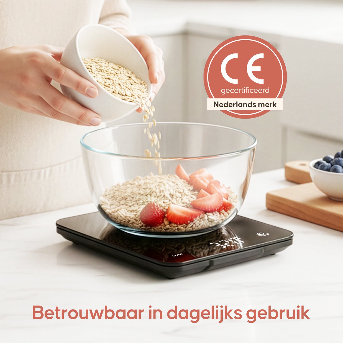 Keukenweegschaal Digitaal Precisie Weegschaal Keuken - Koffie Barista Food Kitchen Scale - Grammen Eet Voeding Kookweegschaal — cadeau in Kookcadeaus - foto 6