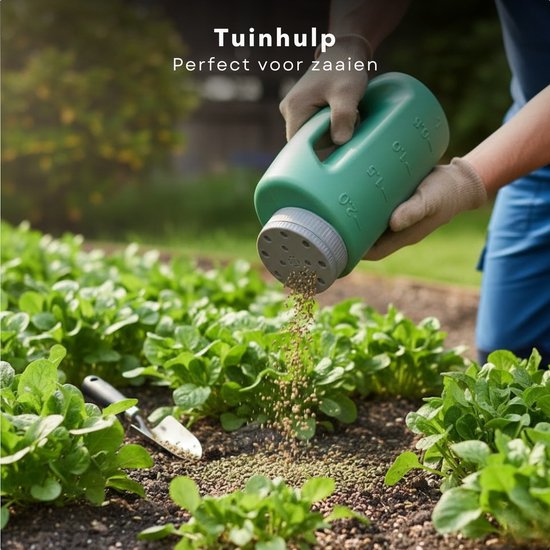 Cheqo® Strooibus - Strooibus Tuin - Strooibus Voor Tuin - Zoutstrooier - Zoutstrooier Hand - Strooier Hand - Handstrooier - Handstrooier Tuin - Strooier Voor Zout - Strooier Voor Strooizout - Strooier Voor Graszaad van Cheqo — afbeelding 4