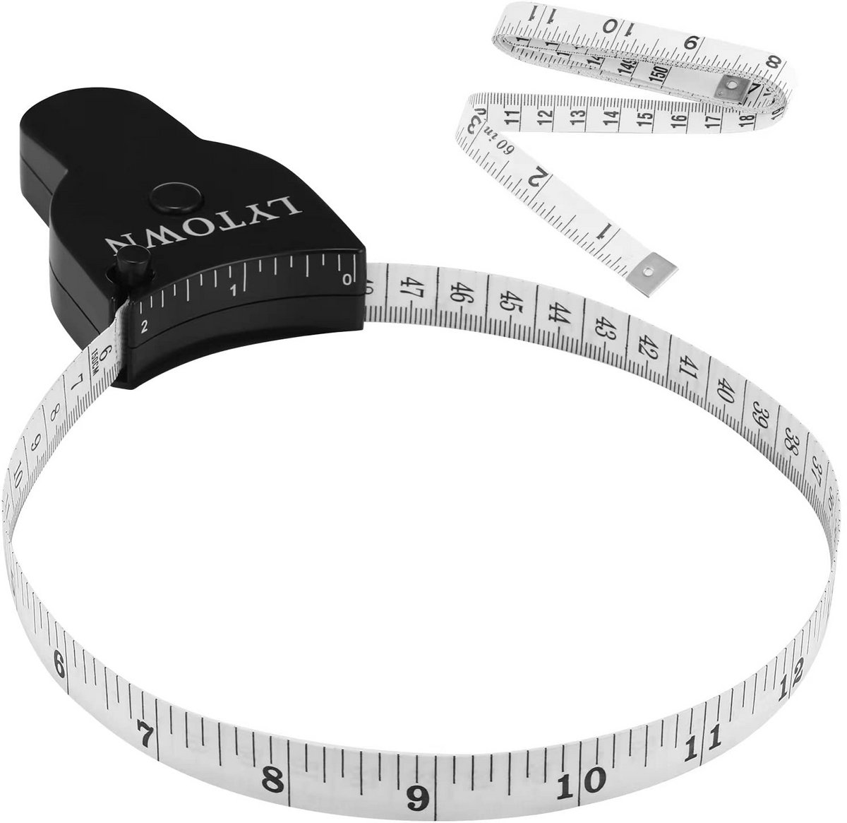 Meetlint voor Lichaamsmetingen - 150 cm Intrekbare Meetlint voor Gewichtsverlies en Fitness
